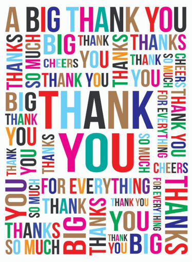 Picture of A BIG THANK YOU JUMBO CARD